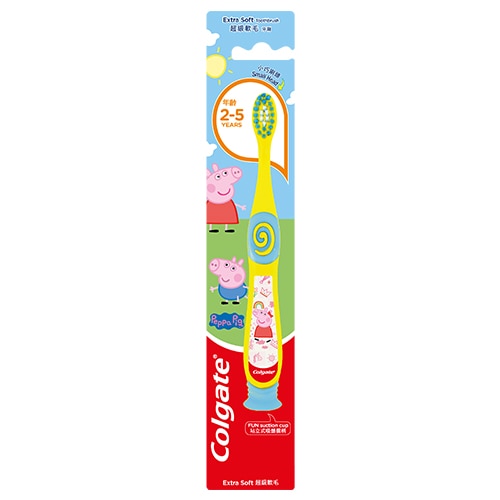 高露潔PEPPA PIG兒童軟毛牙刷2-5嵗